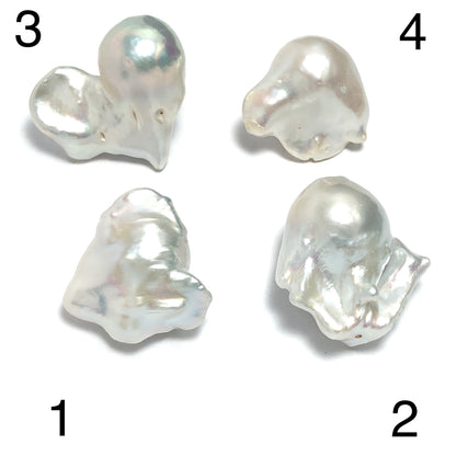 Baroque Pearls 23-25mm, Single Piece, White Color. BAR_S030