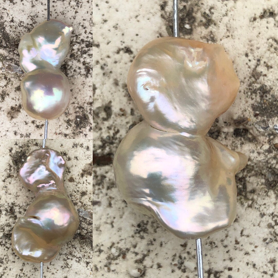 Baroque Pearls 14-20mm Single Piece, Natural Color.  BAR_S019