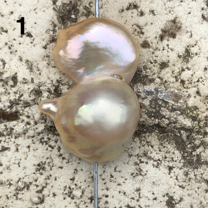 Baroque Pearls 14-20mm Single Piece, Natural Color.  BAR_S019