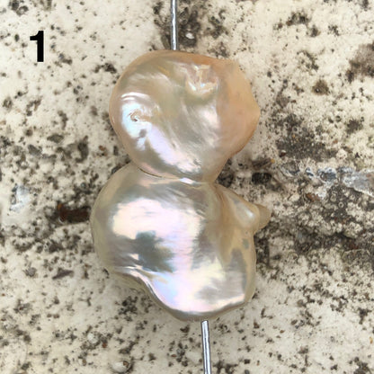 Baroque Pearls 14-20mm Single Piece, Natural Color.  BAR_S019