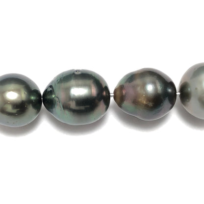 8-11mm Tahitian Pearls Semi Round, Original Hole or 2mm Hole, One Piece, TAH002