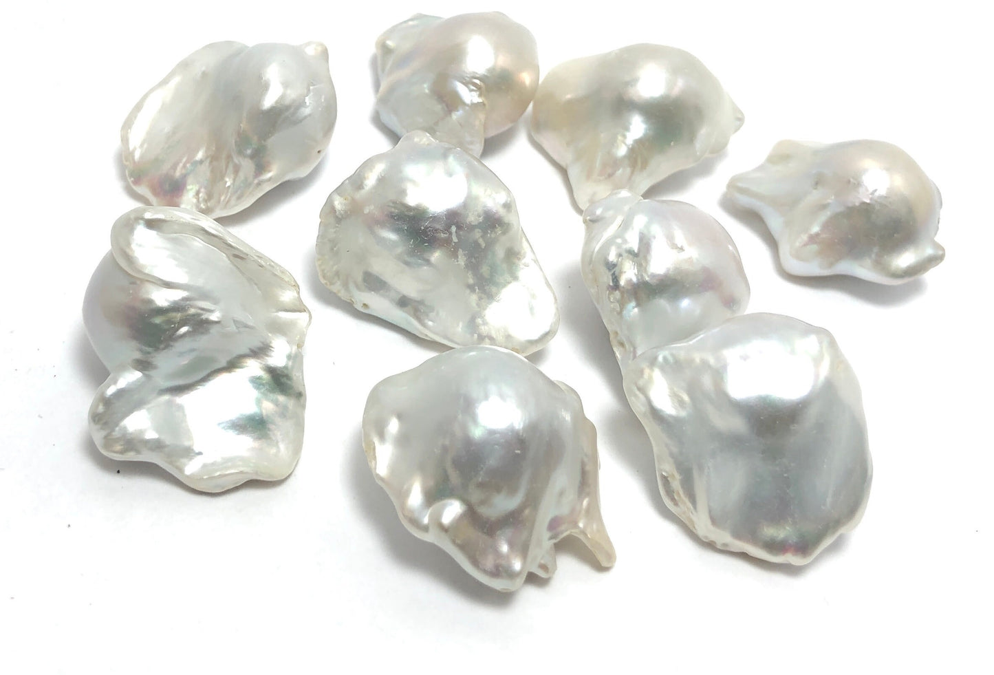 XL Baroque Pearls 17-24mm, Single Piece, White Color.  BAR_S026