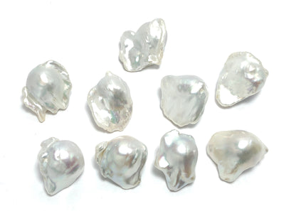 XL Baroque Pearls 17-24mm, Single Piece, White Color.  BAR_S026