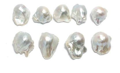 XL Baroque Pearls 17-24mm, Single Piece, White Color.  BAR_S026