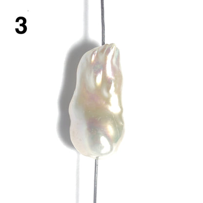 Baroque Pearls 14-17mm, Single Piece, White Color. BAR_S032