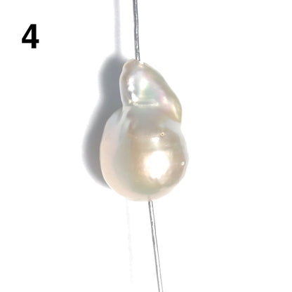 Baroque Pearls 14-17mm, Single Piece, White Color. BAR_S032