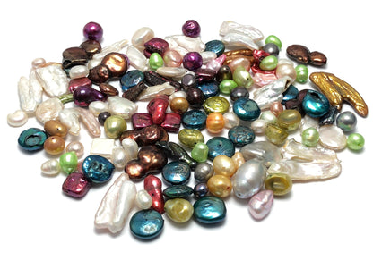 Assorted Freshwater Pearls, Mix Pearls with Different Sizes, Colors and Shapes, MIX_S001