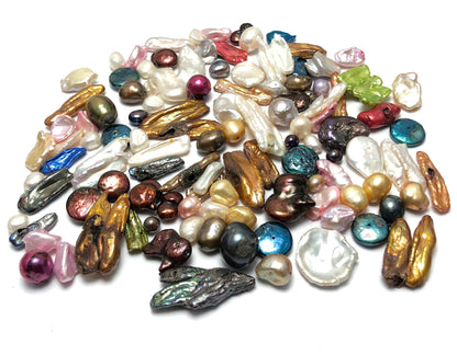 Assorted Freshwater Pearls, Mix Pearls with Different Sizes, Colors and Shapes, MIX_S001