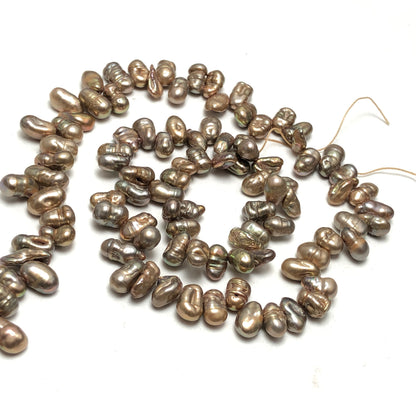 Freshwater Pearls, 4-5mm Keshi Pearls, Brown Color, KES016