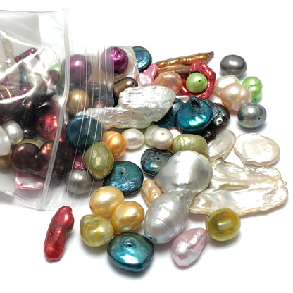 Assorted Freshwater Pearls, Mix Pearls with Different Sizes, Colors and Shapes, MIX_S001