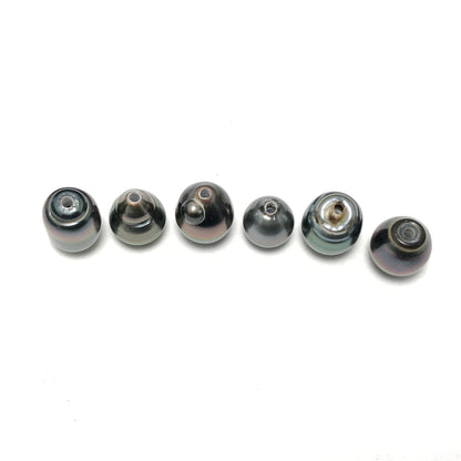 11-13 mm Tahitian Large Hole Pearls, Drop Shape, 2mm Drill from Top to Bottom, 1 Piece randomly pick, TAHLH032
