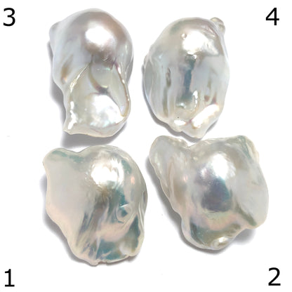 Baroque Pearls 18-23mm, Single Piece, White Color. BAR_S034