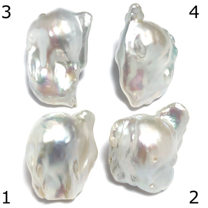 Baroque Pearls 18-23mm, Single Piece, White Color. BAR_S034