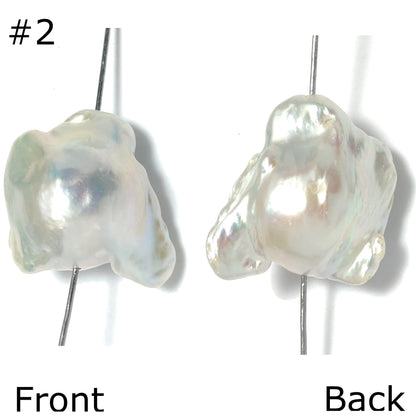 Baroque Pearls 18-23mm, Single Piece, White Color. BAR_S034