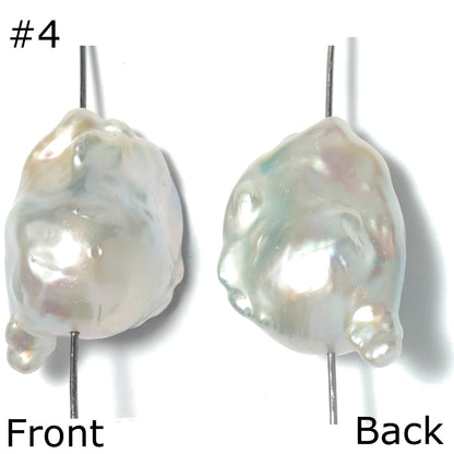 Baroque Pearls 18-23mm, Single Piece, White Color. BAR_S034