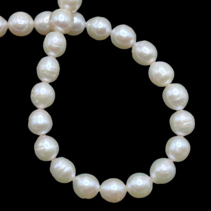 Freshwater Pearls 6-6.5mm Off Round, White Color, NRD014