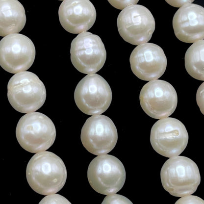Freshwater Pearls 6-6.5mm Off Round, White Color, NRD014
