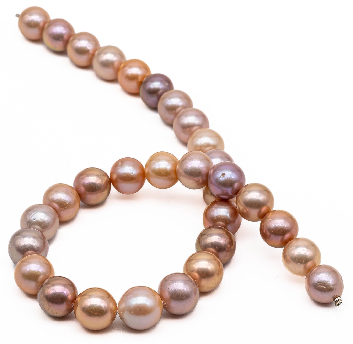 13-15 Round Edison Pearl, Natural Lavender Color, Extra Large Freshwater Pearl Bead, SKU# 1031ED