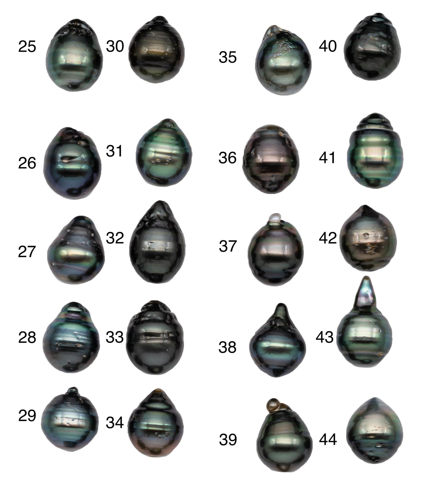 Single Drop Tahitian Pearl Natural Peacock Color Beautiful Luster and Blemishes, One Piece Loose Undrilled Pearl in 11-11.5mm, SKU#1084TH