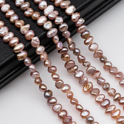Natural Lavender Nugget Freshwater Pearl Bead in Full Strand with Beautiful Luster for Jewelry Making in Small Size 4-5mm, SKU # 1138FW