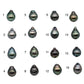 Single Piece Teardrops Tahitian Pearl in Natural color and High Luster for Beading, 11-11.5mm, SKU # 1145TH