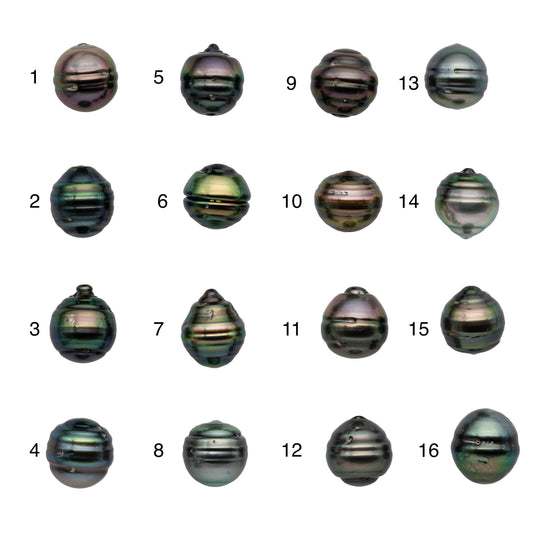 Large Size Single Tahitian Pearl in Natural Color and Nice Luster in Near Round or Teardrops Pearl for Jewelry Making, 12-13mm, SKU # 1146TH