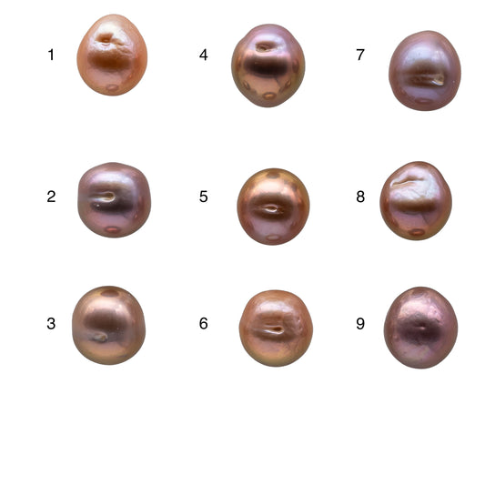 10-11mm One Piece Edison Pearl Tear Drop Loose Undrilled Freshwater Pearl with Blemish and Beautiful Luster, SKU # 1159EP