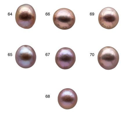 10-11mm Edison Pearl Single Piece Drops with Very Nice Luster Undrilled Loose Freshwater Pearl with Natural Colors, SKU # 1161EP