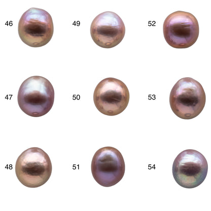 10-11mm Edison Pearl Single Piece Drops with Very Nice Luster Undrilled Loose Freshwater Pearl with Natural Colors, SKU # 1161EP