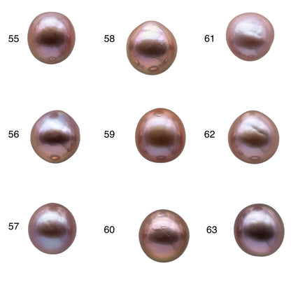 10-11mm Edison Pearl Single Piece Drops with Very Nice Luster Undrilled Loose Freshwater Pearl with Natural Colors, SKU # 1161EP