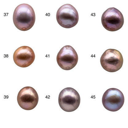 10-11mm Edison Pearl Single Piece Drops with Very Nice Luster Undrilled Loose Freshwater Pearl with Natural Colors, SKU # 1161EP