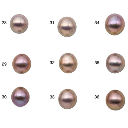 11-12mm Loose Edison Pearl Single Piece Natural Color Freshwater Teardrops Undrilled with Very High Luster for Jewelry Making, SKU # 1165EP