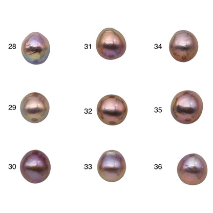 11-12mm Single Piece Edison Pearl Smooth and Clean Freshwater Pearl with Natural Colors and Nice Luster, SKU # 1169EP