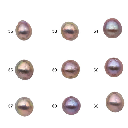 11-12mm Single Piece Edison Pearl Smooth and Clean Freshwater Pearl with Natural Colors and Nice Luster, SKU # 1169EP