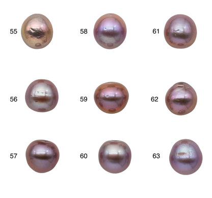 11-12mm Edison Pearl Single Loose Drop Shape with some Blemishes and High Luster for Beading, SKU # 1171EP