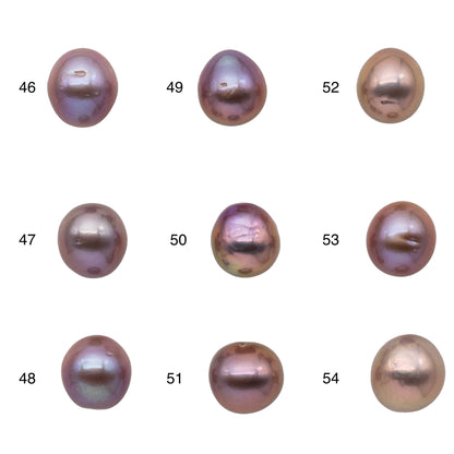 11-12mm Edison Pearl Single Loose Drop Shape with some Blemishes and High Luster for Beading, SKU # 1171EP