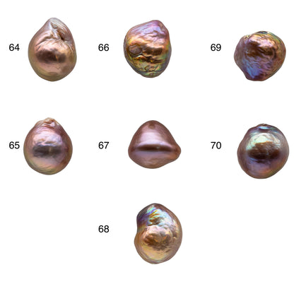 10-11mm Single Edison Pearl Loose Undrilled Freshwater Pearl Natural Color with Extremely Nice Luster in Drops Shape, SKU # 1156EP