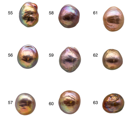 10-11mm Single Edison Pearl Loose Undrilled Freshwater Pearl Natural Color with Extremely Nice Luster in Drops Shape, SKU # 1156EP