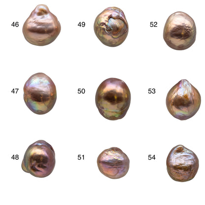 10-11mm Single Edison Pearl Loose Undrilled Freshwater Pearl Natural Color with Extremely Nice Luster in Drops Shape, SKU # 1156EP