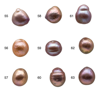 10-11mm Loose Edison Pearl with Very Nice Luster Undrilled Single Piece Freshwater Pearl Natural Color Teardrops for Beading, SKU # 1157EP