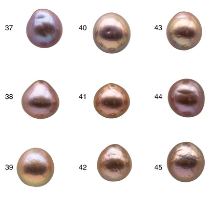 10-11mm One Piece Edison Pearl Teardrop Shape Loose Undrilled Freshwater Pearl with Natural Colors and Extremely Nice Luster, SKU # 1160EP