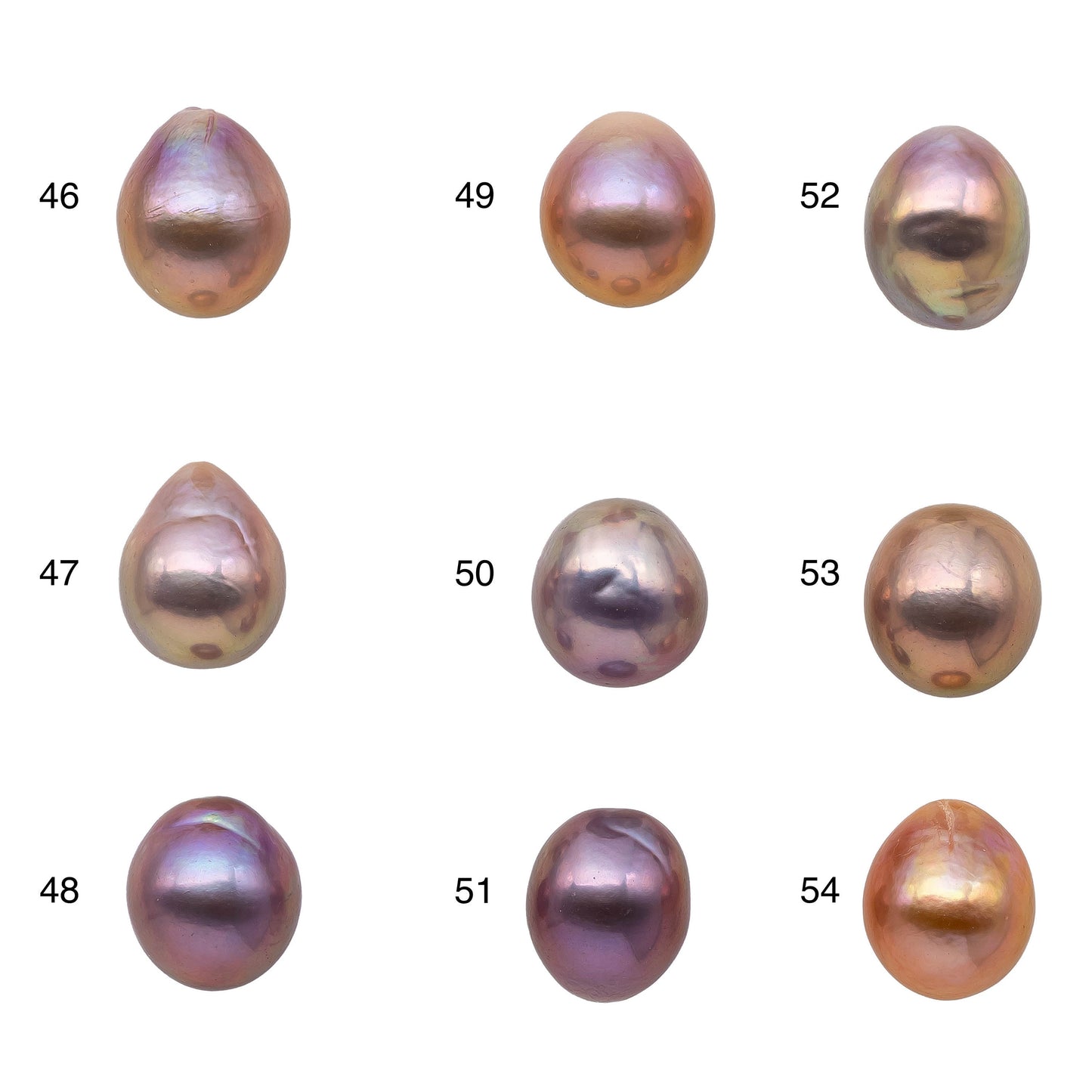 11-12mm One Piece Edison Pearl Tear Drops Loose Undrilled Natural Color with High Luster for Jewelry Making, SKU # 1167EP