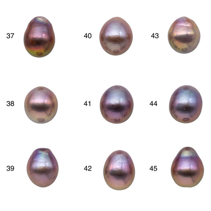 11-12mm One Piece Edison Pearl Tear Drops Loose Undrilled Natural Color with High Luster for Jewelry Making, SKU # 1167EP