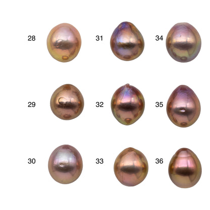 11-12mm One Piece Edison Pearl Undrilled Freshwater Pearl with Minor Flaws and Very Nice Luster for Jewelry Design, SKU # 1168EP