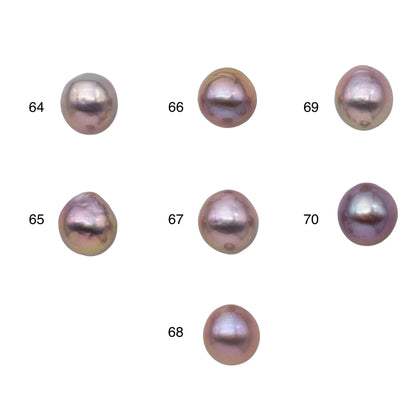 11-12mm Single Piece Edison Pearl Smooth and Clean Freshwater Pearl with Natural Colors and Nice Luster, SKU # 1169EP
