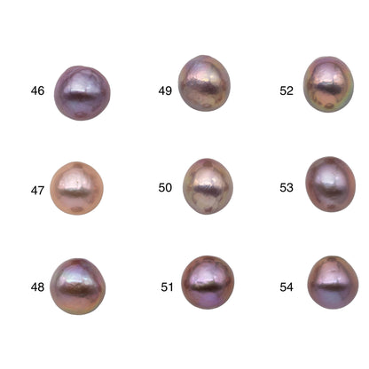 11-12mm Single Piece Edison Pearl Smooth and Clean Freshwater Pearl with Natural Colors and Nice Luster, SKU # 1169EP