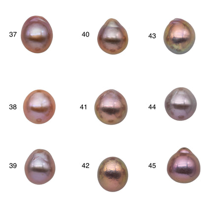 11-12mm Loose Edison Pearl in Teardrop Shape with Extremely Nice Luster for Making Earring or Pendant, SKU # 1170EP