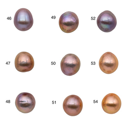 11-12mm Loose Edison Pearl in Teardrop Shape with Extremely Nice Luster for Making Earring or Pendant, SKU # 1170EP