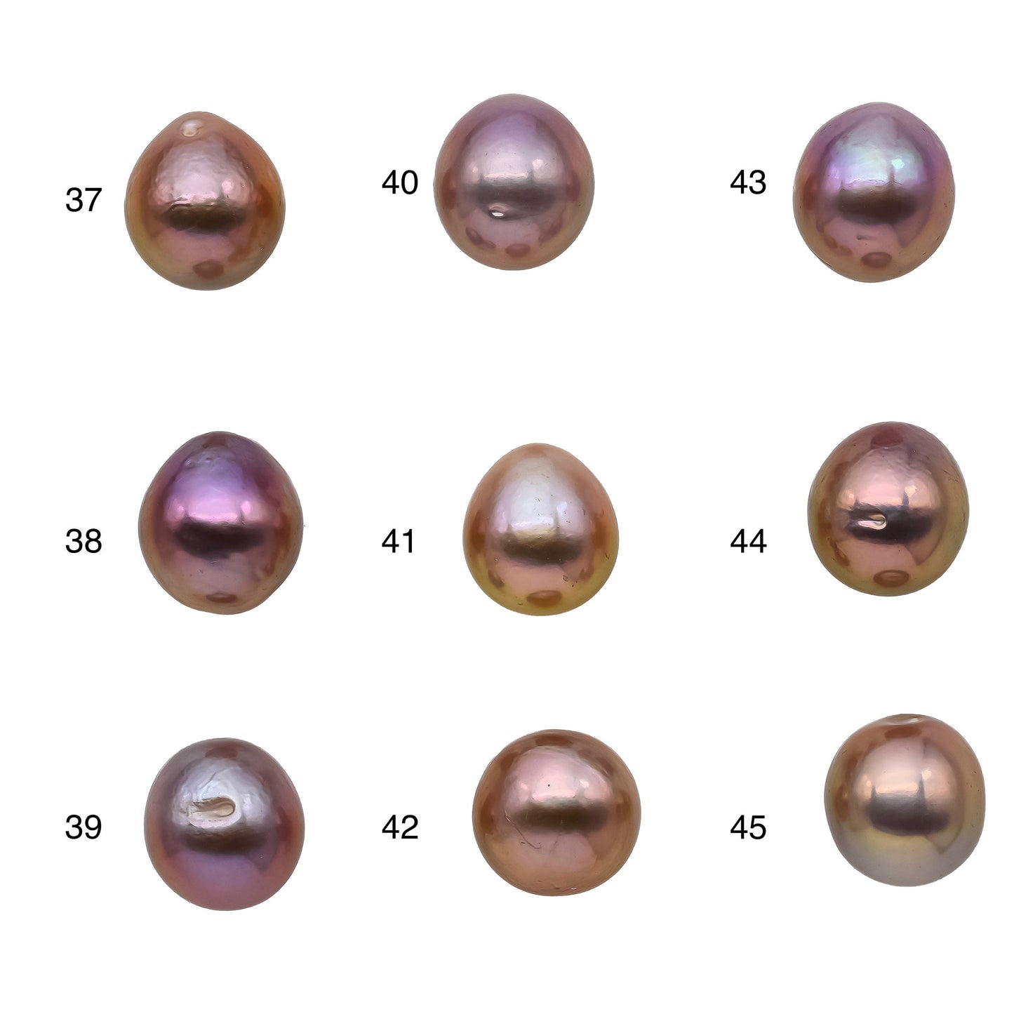 11-12mm Edison Pearl Single Loose Drop Shape with some Blemishes and High Luster for Beading, SKU # 1171EP