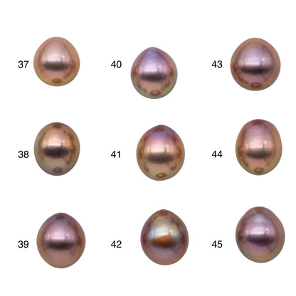 11-12mm AAA Single Edison Pearl Undrilled Freshwater Pearl Drops with Beautiful Luster for Jewelry Making, SKU # 1176EP